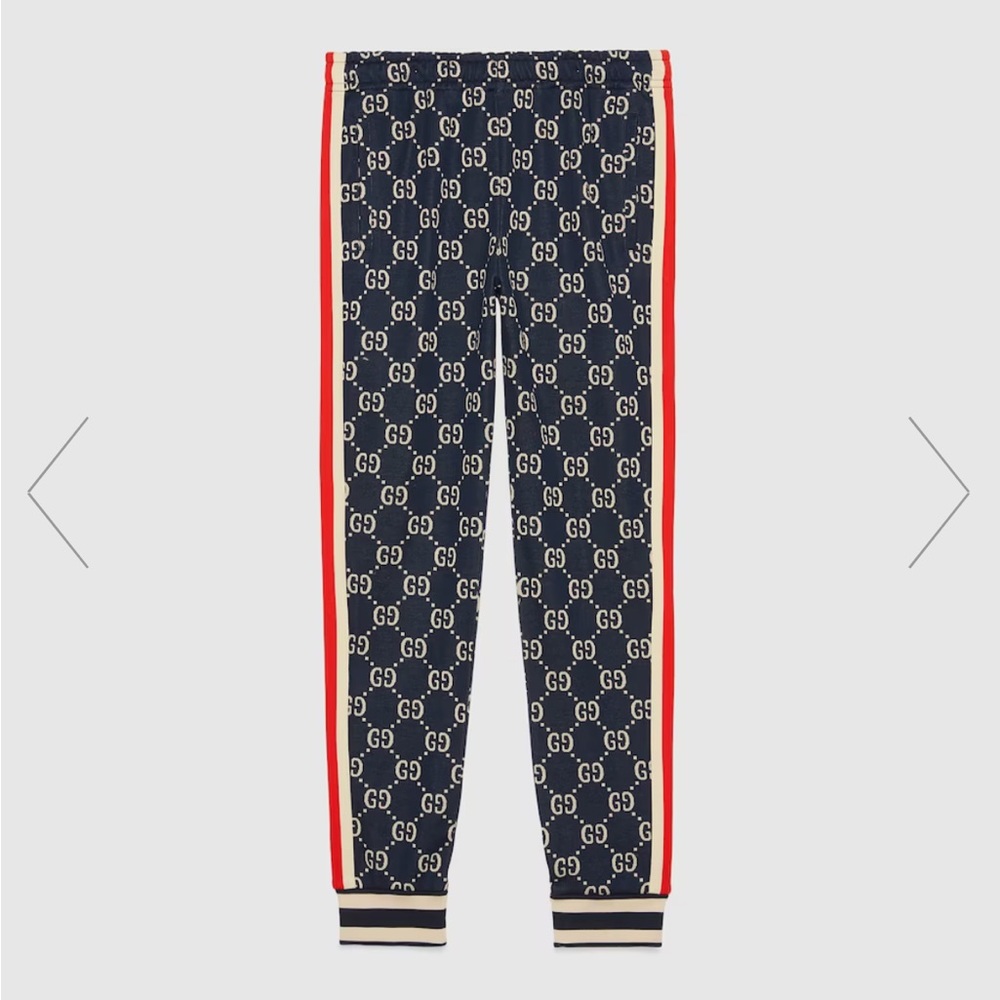 GUCCI GG Jacquard Jogging Pant Men’s Tracksuit Size Small